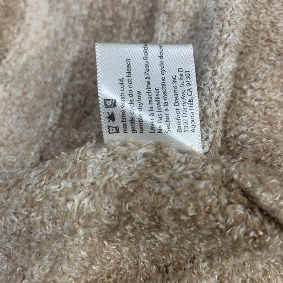 Barefoot Dreams Small Medium Cardigan Calypso Stripes Bamboo Chic Lite - Picture 9 of 11